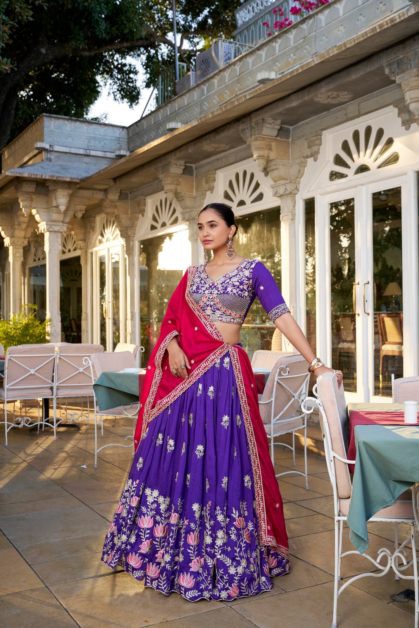 Royal Look Sequence & Embroidery Blue Lehenga Choli